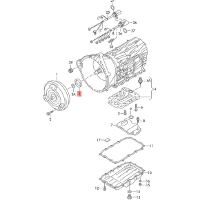 Joint Spi de pompe à huile AW TR-60SN 09D 04-up 09D325443B