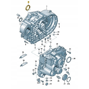 Bague d’étanchéité différentiel – boîte automatique - DQ200 / DQ250 – VW / Audi – 02M301189G