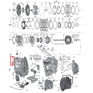 Bague D'étanchéité Différentiel boite automatique AW50-40LE