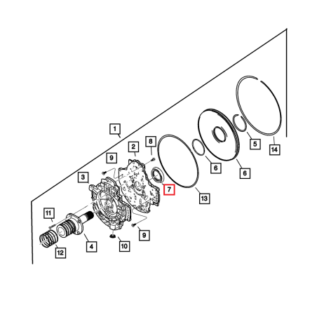 Joint d'étanchéité pompe à huile 5-45RFE 68RFE 4617919AB