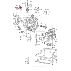 Joint d’étanchéité arbre de sortie côté droit – boîte automatique TF60-SN – 09K / 09M - Audi / VW
