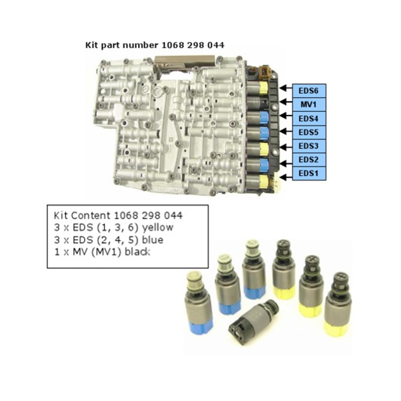 Kit Solénoïde boite automatique ZF 6HP19 / 6HP26 / 6HP32