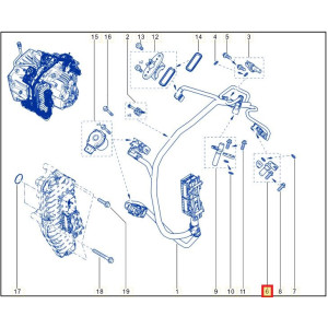 CAPTEUR VITESSE 3EME RAPPORT  6DCT250