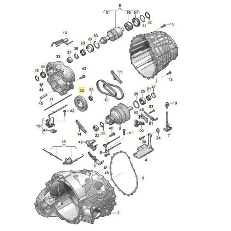 Bague d'étanchéité Boite automatique 0AW CVT VOLKSWAGEN AUDI 0AW 331 261A