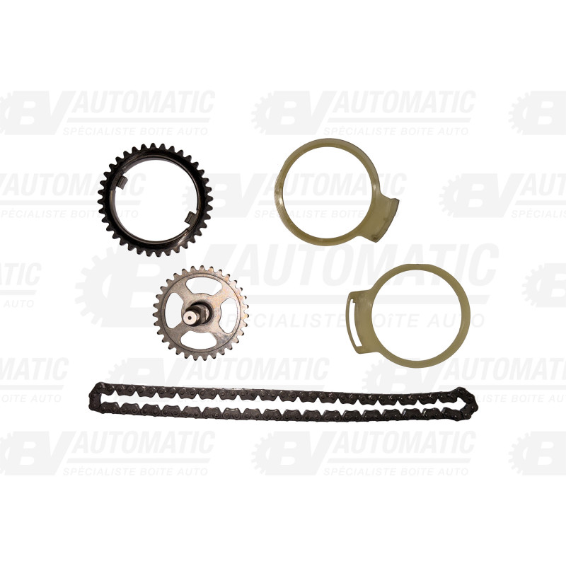 Engrenages de pompe à huile et ensemble de chaînes (pièce utilisée) – boîte automatique 8G30 – BMW / Mini / Peugeot / Citroën