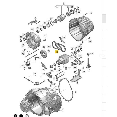 Chaine Variateur - Boite automatique 0AW - Audi 0AW331301B