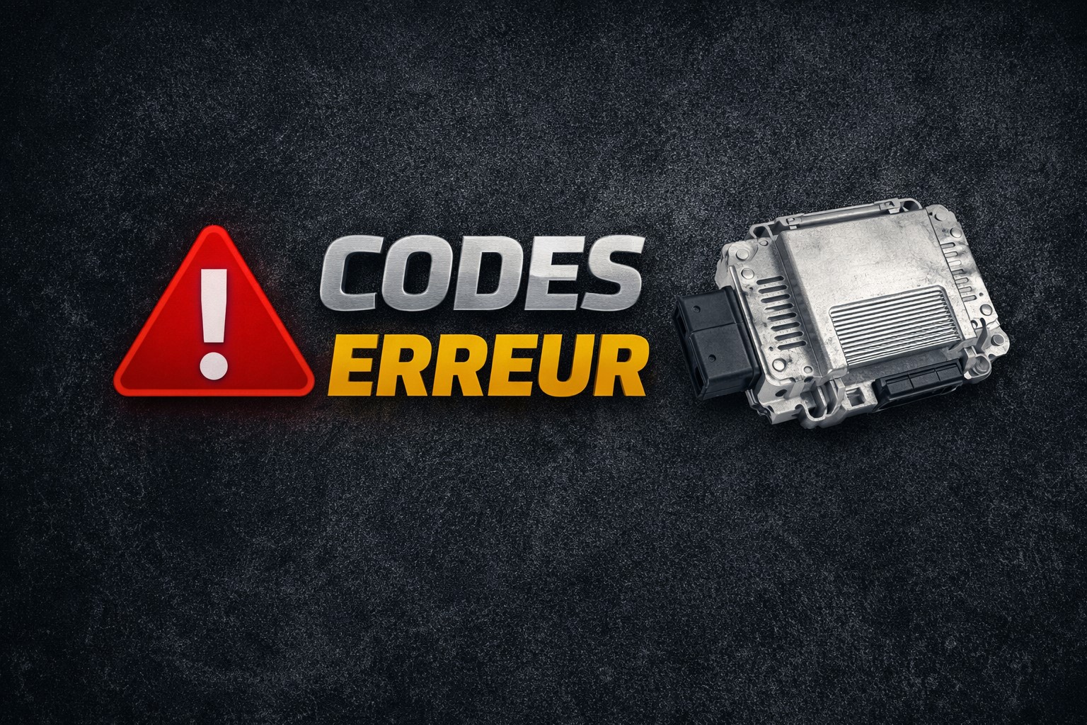 Code erreur calculateur DC4